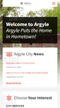 Mobile Screenshot of ci.argyle.mn.us
